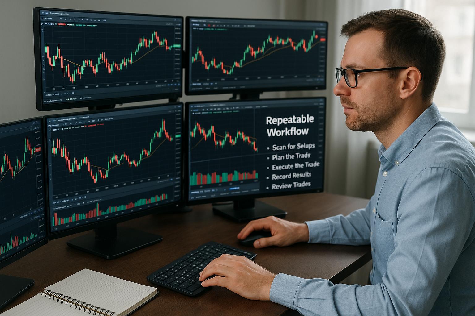 How to build a repeatable workflow using trading software