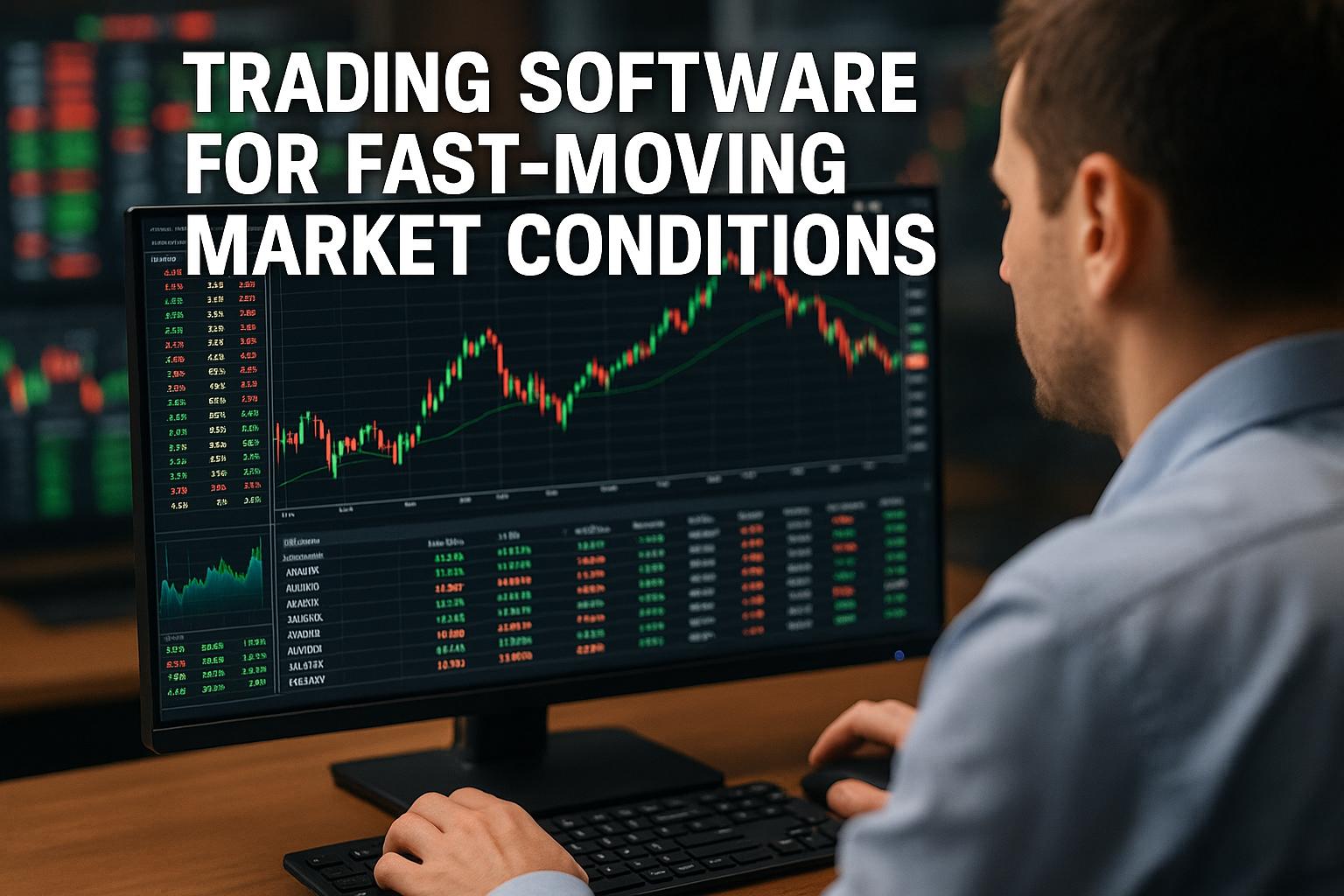 Trading software for fast moving market conditions