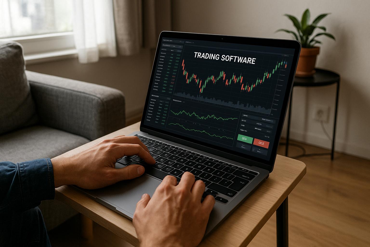 Trading software for laptop traders with limited space