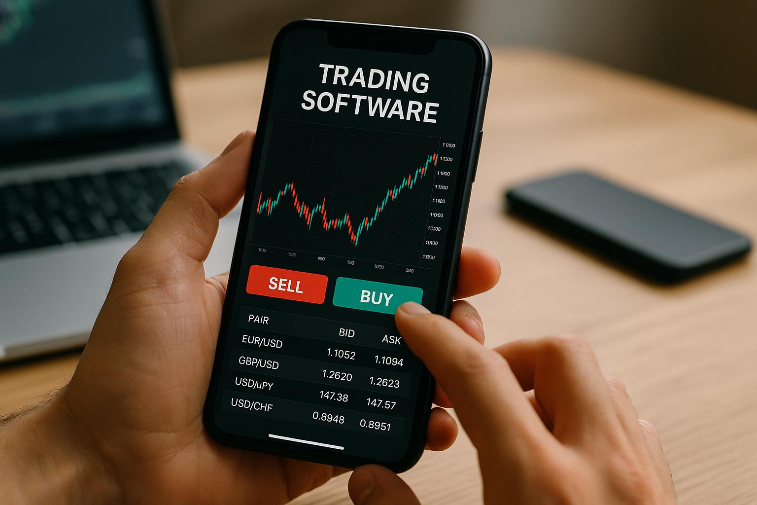 Trading software for mobile first workflows
